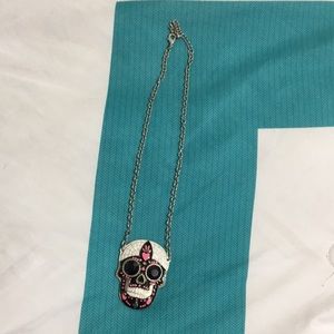 Sugar skull necklace